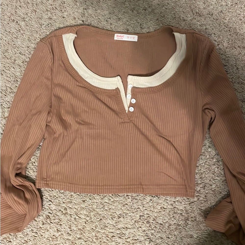 Romwe layered crop top